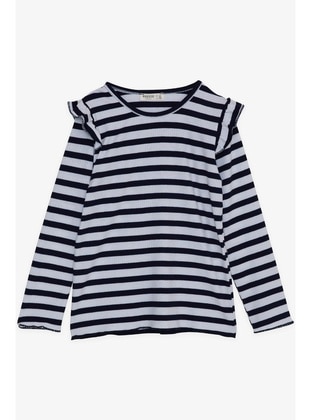 Multi Color - 150gr - Girls` T-Shirt - Breeze Girls&Boys