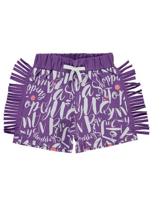 Purple - Girls` Shorts - Civil Girls