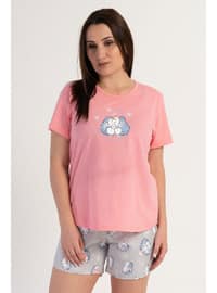 Pink - Plus Size Pyjamas