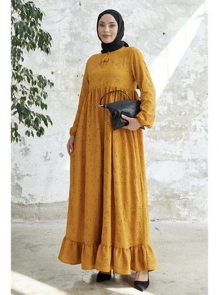 Mustard - Modest Dress - InStyle