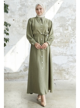 Mint Green - Modest Dress - InStyle