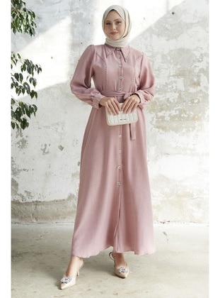 Powder Pink - Modest Dress - InStyle