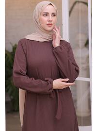 Brown - Modest Dress