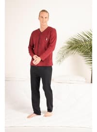 Burgundy - Men`s Pyjama Sets