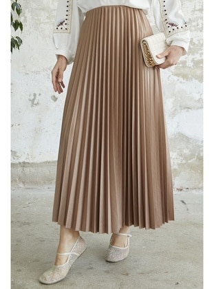Brown - Skirt - InStyle