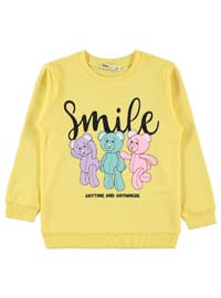 Yellow - Girls` Sweatshirt