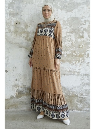Milky Brown - Modest Dress - InStyle