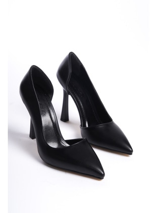 Black - Evening Shoes - Moda Değirmeni
