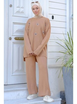 Camel - Suit - Hafsa Mina