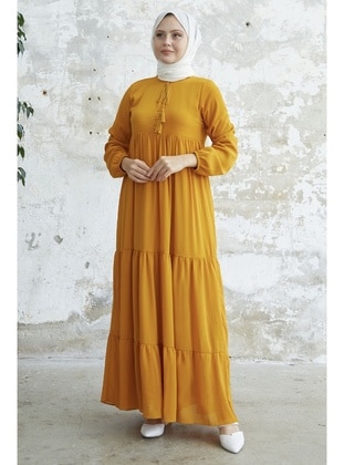 Mustard - Modest Dress - InStyle