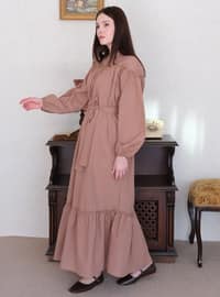 Caramel - Modest Dress
