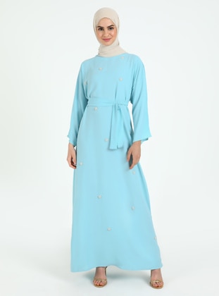 Baby Blue - Modest Dress - Tuncay