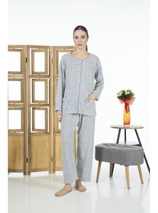 Navy Blue - Pyjama Set - Estiva