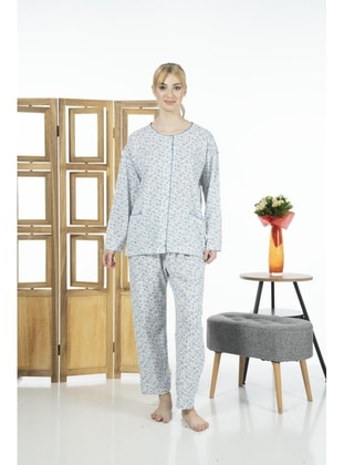 Blue - Pyjama Set - Estiva