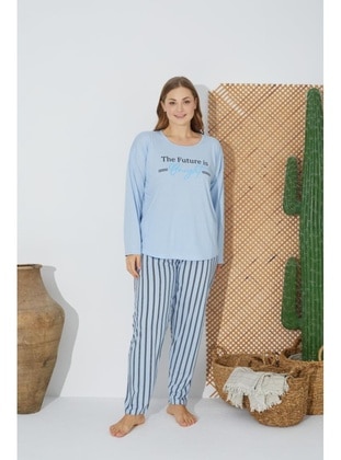 Blue - Pyjama Set - Estiva