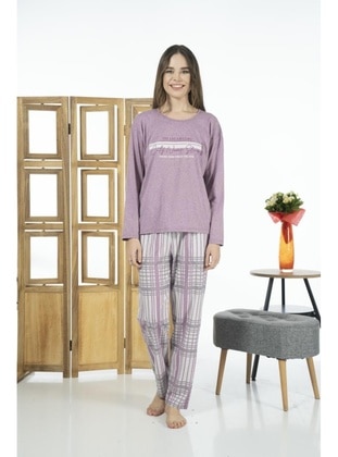 Purple - Pyjama Set - Estiva