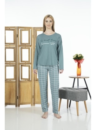 Green - Pyjama Set - Estiva