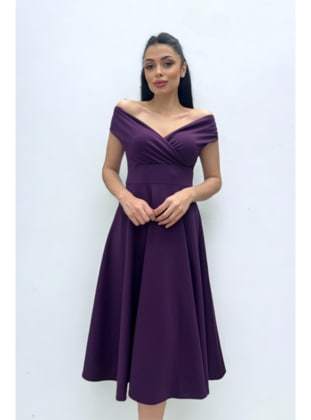 Giyim Masalı Purple Evening Dresses