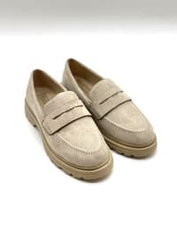 Beige Suede - Casual Shoes