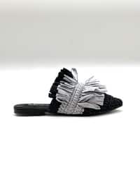 Black - Gray - Slippers