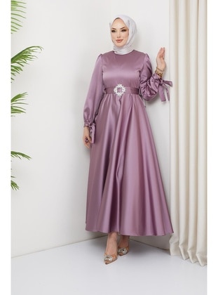 Lilac - 1000gr - Modest Evening Dress - Hakimoda
