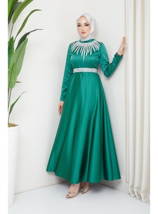 Emerald - Modest Evening Dress - Hakimoda