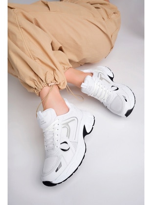 White - Gray - Sports Shoes - McDark