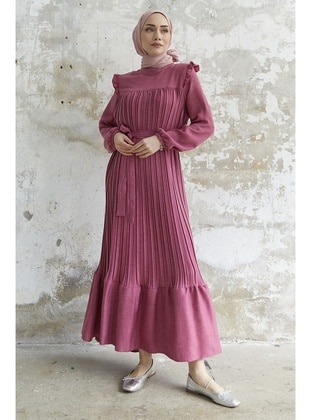 Fuchsia - Unlined - Modest Dress - InStyle