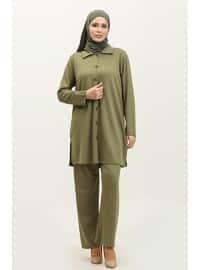 Green Almon - Plus Size Suit