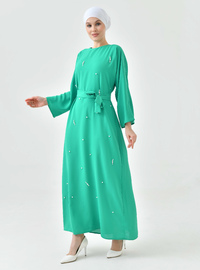 Robe Modeste Vert