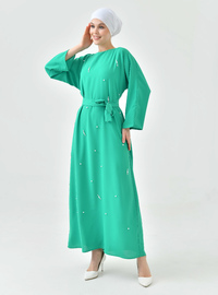 Robe Modeste Vert