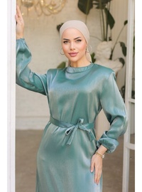 Mint Green - Modest Dress
