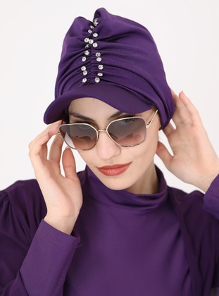 Purple - Swim Hijab - Ns Tasarım