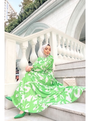 Green - Knit Dresses - Liz Butik