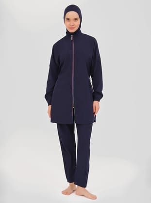 Navy Blue - Burkini - Alfasa