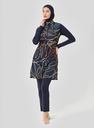 Navy Blue - Burkini - Alfasa