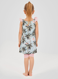 Mädchen Badeanzug Set Rosa