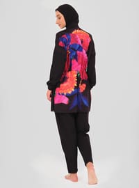 Modest Badeanzug Set Schwarz