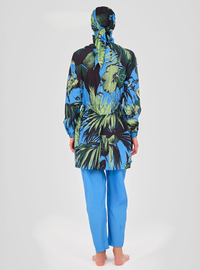 Burkini Maillot de Bain Bleu