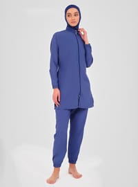 Modestes Badeanzug-Set Dunkelindigo