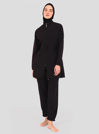 Burkini Badeanzug Schwarz