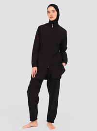 Burkini Badeanzug Schwarz
