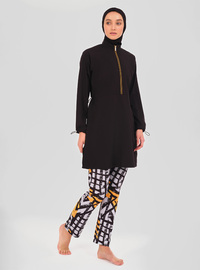 Burkini Set Schwarz
