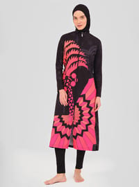 Modest Badeanzug - Fuchsia