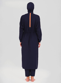 Marine Burkini Badeanzug Set