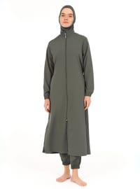 Langer Modest Badesuit Khaki
