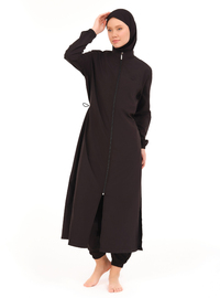 Burkini Badeanzug Schwarz