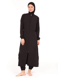 Burkini Badeanzug Schwarz