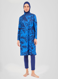 Modest Badeanzug Set Dunkelindigo