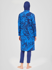 Modest Badeanzug Set Dunkelindigo